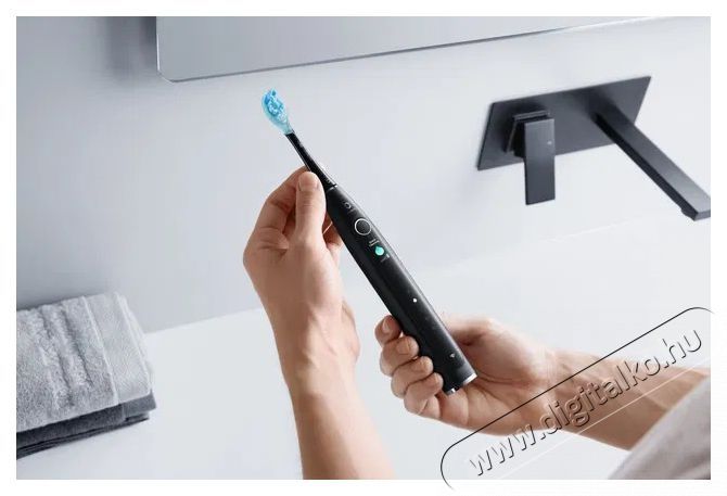 OCLEAN X Pro 20 Black Elektromos fogkefe Sz&eacute;ps&eacute;g&aacute;pol&aacute;s / Eg&eacute;szs&eacute;g - Sz&aacute;j / fog &aacute;pol&aacute;s - Elektromos fogkefe - 525431