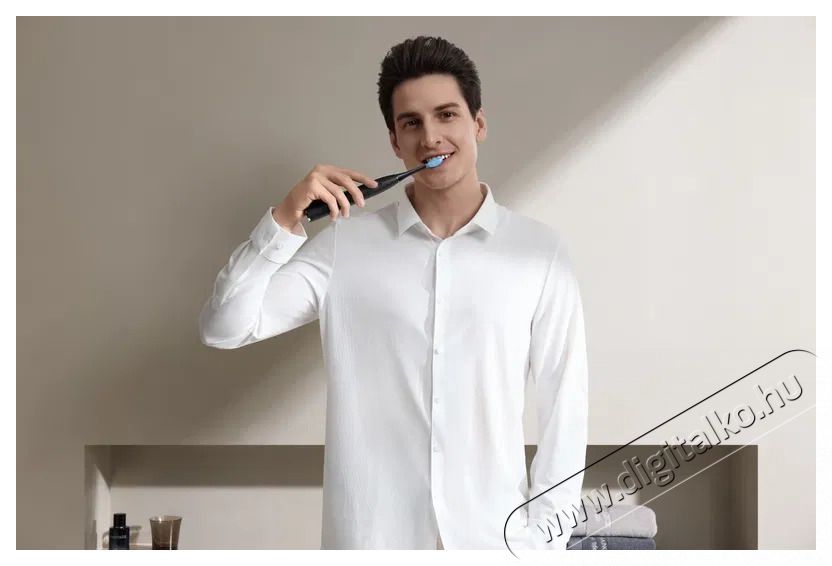 OCLEAN X Pro 20 Black Elektromos fogkefe Sz&eacute;ps&eacute;g&aacute;pol&aacute;s / Eg&eacute;szs&eacute;g - Sz&aacute;j / fog &aacute;pol&aacute;s - Elektromos fogkefe - 525431