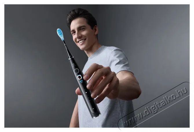 OCLEAN X Pro 20 Black Elektromos fogkefe Sz&eacute;ps&eacute;g&aacute;pol&aacute;s / Eg&eacute;szs&eacute;g - Sz&aacute;j / fog &aacute;pol&aacute;s - Elektromos fogkefe - 525431