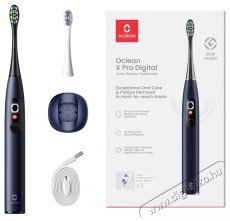 OCLEAN X Pro Digital Dark Blue Elektromos fogkefe Sz&eacute;ps&eacute;g&aacute;pol&aacute;s / Eg&eacute;szs&eacute;g - Sz&aacute;j / fog &aacute;pol&aacute;s - Elektromos fogkefe - 525437