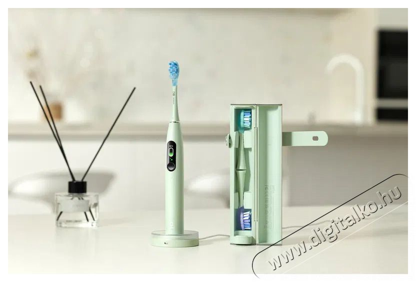 OCLEAN X Ultra S Green, z&ouml;ld Elektromos fogkefe Sz&eacute;ps&eacute;g&aacute;pol&aacute;s / Eg&eacute;szs&eacute;g - Sz&aacute;j / fog &aacute;pol&aacute;s - Elektromos fogkefe - 525449