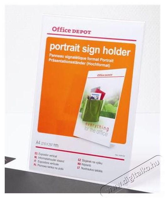 Office Depot 21x29,7cm asztali k&eacute;ptart&oacute; H&aacute;ztart&aacute;s / Otthon / K&uuml;lt&eacute;r - Lak&aacute;sfelszerel&eacute;s - K&eacute;pkeret / k&eacute;ptart&oacute; - 427193