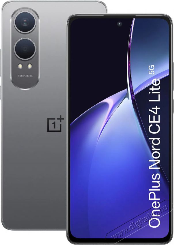 OnePlus Nord CE 4 Lite 5G 8GB/256GB Super Silver Mobil / Kommunik&aacute;ci&oacute; / Smart - Okostelefon - Android - 521973
