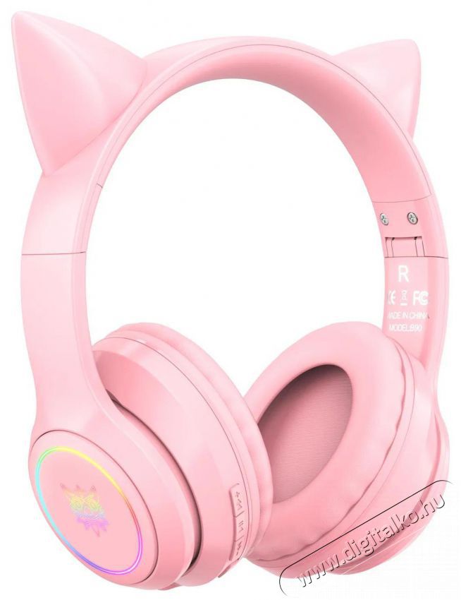 Onikuma B90 With Cat Ears Pink Audio-Video / Hifi / Multim&eacute;dia - F&uuml;l &eacute;s Fejhallgat&oacute;k - Fejhallgat&oacute; - 510145