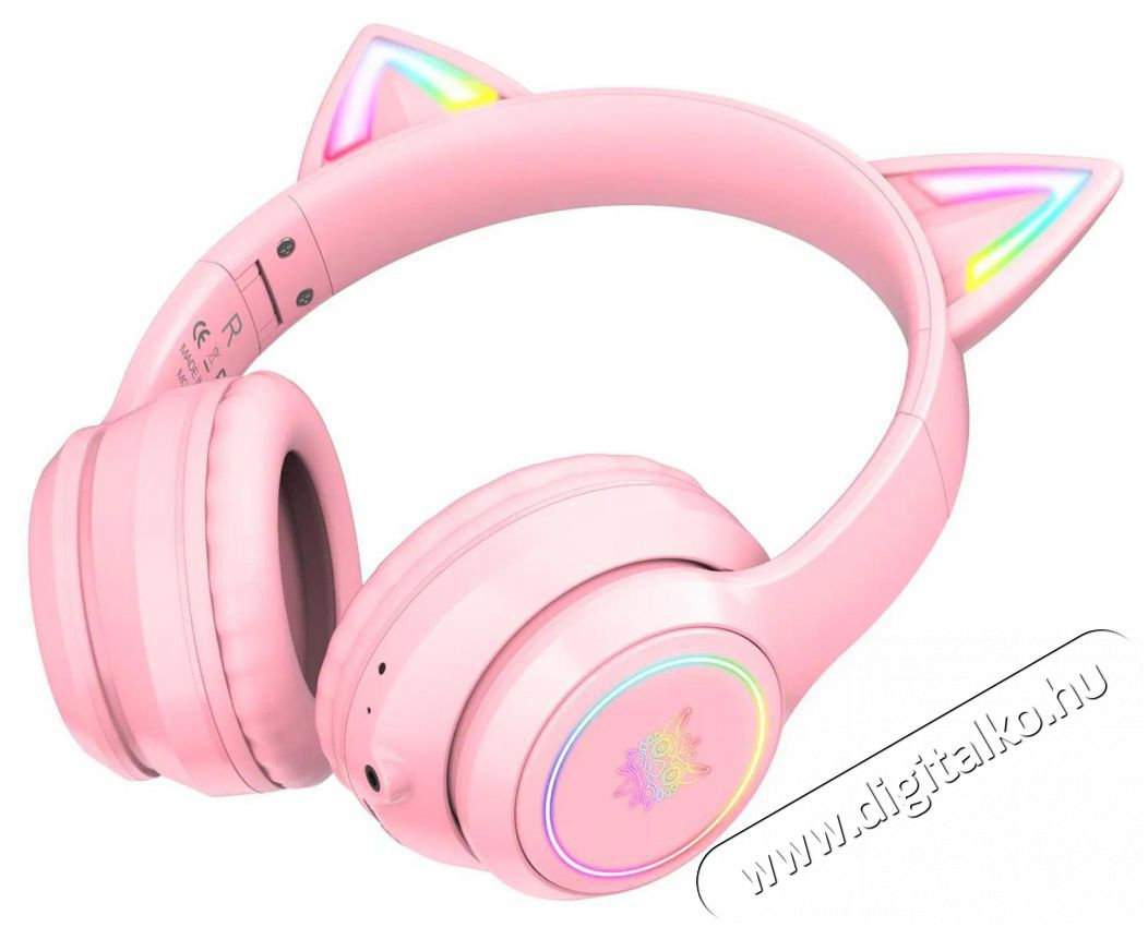 Onikuma B90 With Cat Ears Pink Audio-Video / Hifi / Multim&eacute;dia - F&uuml;l &eacute;s Fejhallgat&oacute;k - Fejhallgat&oacute; - 510145