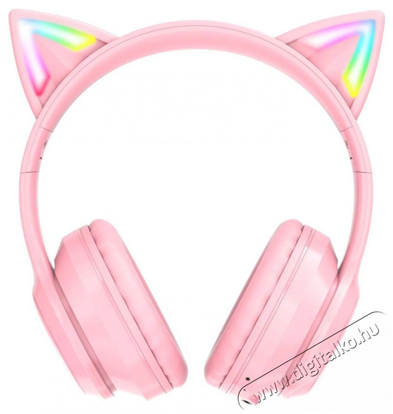 Onikuma B90 With Cat Ears Pink Audio-Video / Hifi / Multim&eacute;dia - F&uuml;l &eacute;s Fejhallgat&oacute;k - Fejhallgat&oacute; - 510145