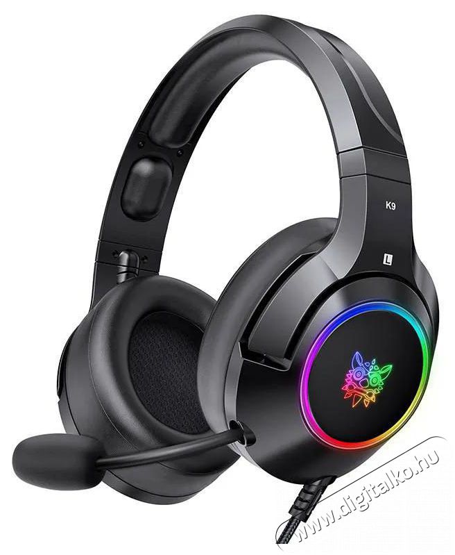 Onikuma K9 Black Audio-Video / Hifi / Multim&eacute;dia - F&uuml;l &eacute;s Fejhallgat&oacute;k - Fejhallgat&oacute; - 510147
