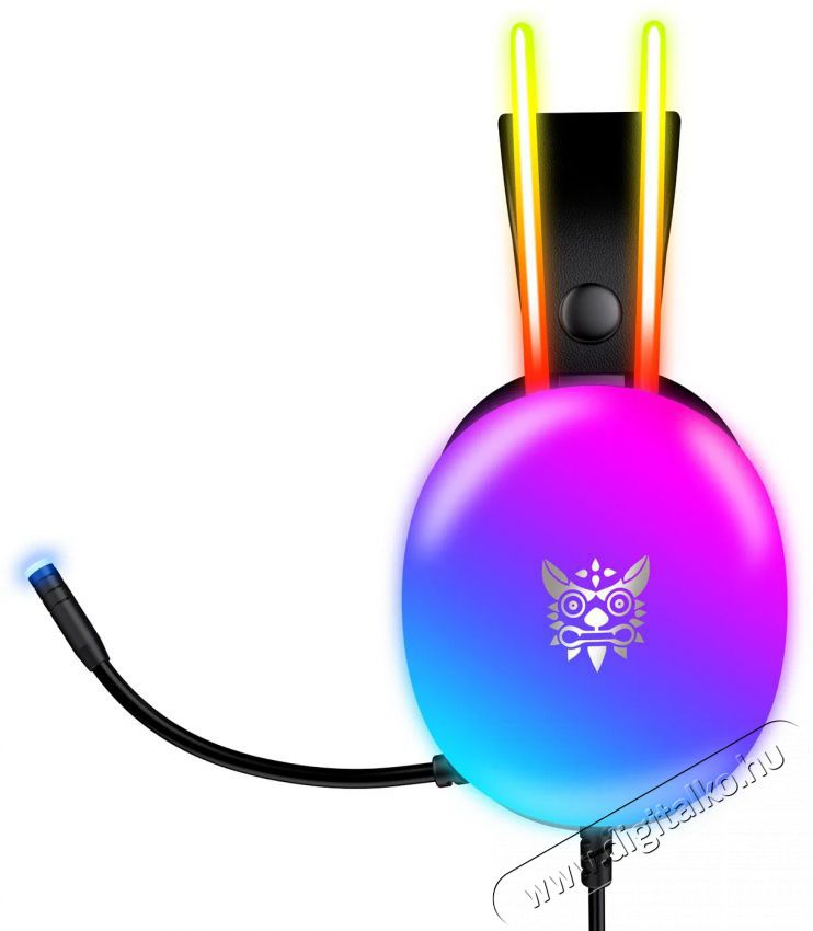 Onikuma X25 Black RGB Audio-Video / Hifi / Multim&eacute;dia - F&uuml;l &eacute;s Fejhallgat&oacute;k - Fejhallgat&oacute; - 518956