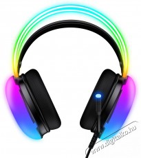 Onikuma X25 Black RGB Audio-Video / Hifi / Multim&eacute;dia - F&uuml;l &eacute;s Fejhallgat&oacute;k - Fejhallgat&oacute; - 518956