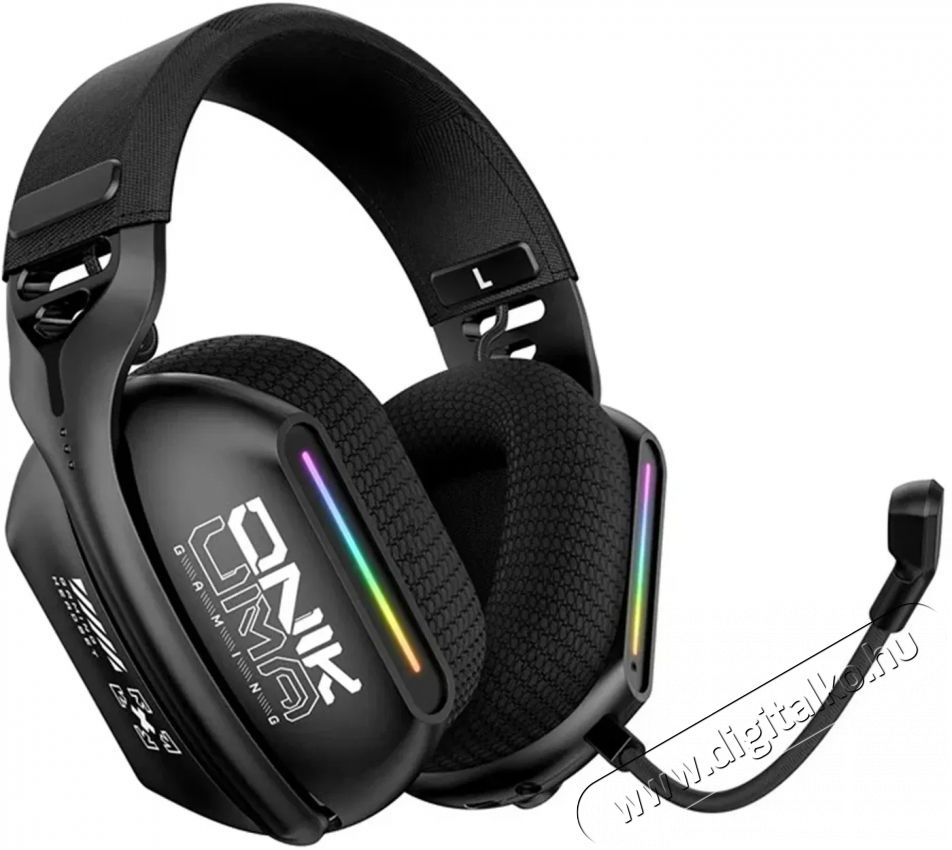 Onikuma GT808 Black Audio-Video / Hifi / Multim&eacute;dia - F&uuml;l &eacute;s Fejhallgat&oacute;k - Fejhallgat&oacute; - 518965