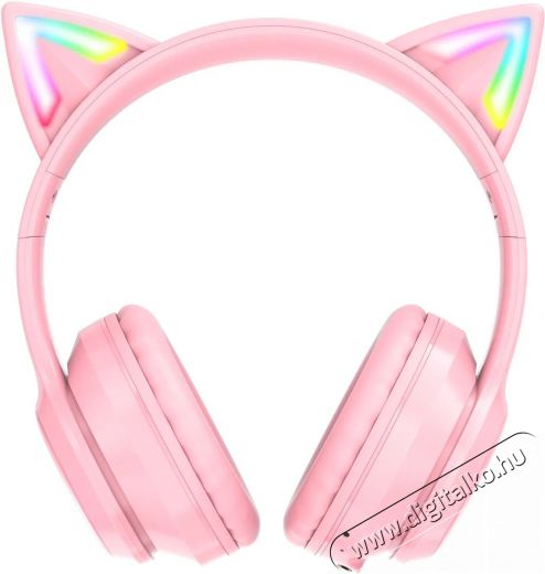 Onikuma X15 PRO With Cat Ears Pink Audio-Video / Hifi / Multim&eacute;dia - F&uuml;l &eacute;s Fejhallgat&oacute;k - Fejhallgat&oacute; - 518966