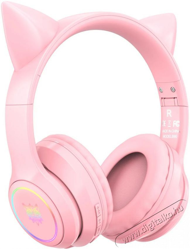 Onikuma X15 PRO With Cat Ears Pink Audio-Video / Hifi / Multim&eacute;dia - F&uuml;l &eacute;s Fejhallgat&oacute;k - Fejhallgat&oacute; - 518966