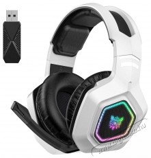 Onikuma B100 White RGB Fejhallgat&oacute; Audio-Video / Hifi / Multim&eacute;dia - F&uuml;l &eacute;s Fejhallgat&oacute;k - Fejhallgat&oacute; mikrofonnal / headset - 529810