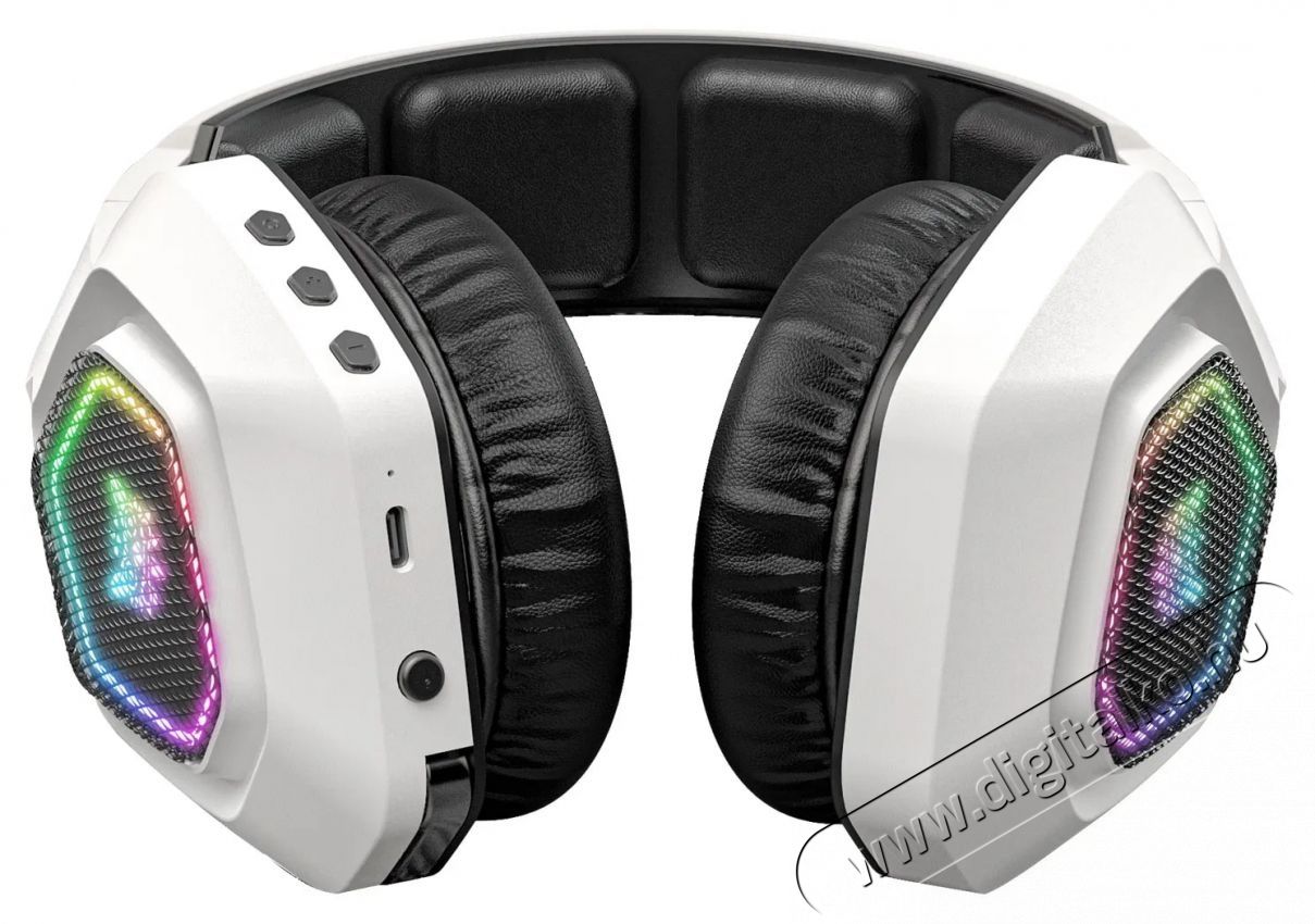 Onikuma B100 White RGB Fejhallgat&oacute; Audio-Video / Hifi / Multim&eacute;dia - F&uuml;l &eacute;s Fejhallgat&oacute;k - Fejhallgat&oacute; mikrofonnal / headset - 529810