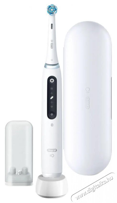 Oral-B iO Series 5 feh&eacute;r elektromos fogkefe Sz&eacute;ps&eacute;g&aacute;pol&aacute;s / Eg&eacute;szs&eacute;g - Sz&aacute;j / fog &aacute;pol&aacute;s - Elektromos fogkefe - 398071