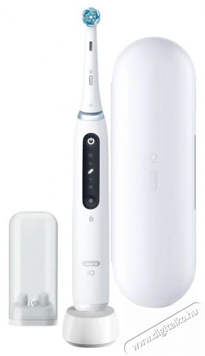 Oral-B iO Series 5 feh&eacute;r elektromos fogkefe Sz&eacute;ps&eacute;g&aacute;pol&aacute;s / Eg&eacute;szs&eacute;g - Sz&aacute;j / fog &aacute;pol&aacute;s - Elektromos fogkefe - 398071