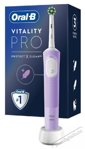 Oral-B Vitality Pro D103+ Bonus Toothpaste elektromos fogkefe Sz&eacute;ps&eacute;g&aacute;pol&aacute;s / Eg&eacute;szs&eacute;g - Sz&aacute;j / fog &aacute;pol&aacute;s - Elektromos fogkefe - 462025