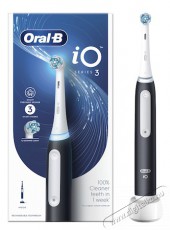 Oral-B iO3 elektromos fogkefe - Matt Black Sz&eacute;ps&eacute;g&aacute;pol&aacute;s / Eg&eacute;szs&eacute;g - Sz&aacute;j / fog &aacute;pol&aacute;s - Elektromos fogkefe - 494905