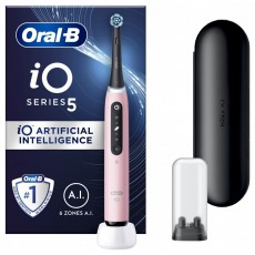 Oral-B iO5 Pink elektromos fogkefe Sz&eacute;ps&eacute;g&aacute;pol&aacute;s / Eg&eacute;szs&eacute;g - Sz&aacute;j / fog &aacute;pol&aacute;s - Elektromos fogkefe - 499858