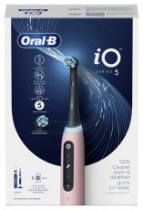 Oral-B iO5 Pink elektromos fogkefe Sz&eacute;ps&eacute;g&aacute;pol&aacute;s / Eg&eacute;szs&eacute;g - Sz&aacute;j / fog &aacute;pol&aacute;s - Elektromos fogkefe - 499858