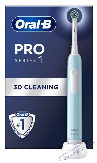 Oral-B PRO1 Carribeean Blue Cross Action elektromos fogkefe Sz&eacute;ps&eacute;g&aacute;pol&aacute;s / Eg&eacute;szs&eacute;g - Sz&aacute;j / fog &aacute;pol&aacute;s - Elektromos fogkefe - 500597