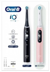 Oral-B iO6 elektromos fogkefe DuoPack Black + Pink Sz&eacute;ps&eacute;g&aacute;pol&aacute;s / Eg&eacute;szs&eacute;g - Sz&aacute;j / fog &aacute;pol&aacute;s - Elektromos fogkefe - 501293