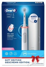 Oral-B Pro 3 3500 Elektromos fogkefe (80365699), 3D tiszt&iacute;t&aacute;s, 3 program, 1 t&ouml;ltő, 1 fej, Utaz&oacute;k&eacute;szlet, Feh&eacute;r Sz&eacute;ps&eacute;g&aacute;pol&aacute;s / Eg&eacute;szs&eacute;g - Sz&aacute;j / fog &aacute;pol&aacute;s - Elektromos fogkefe - 501402