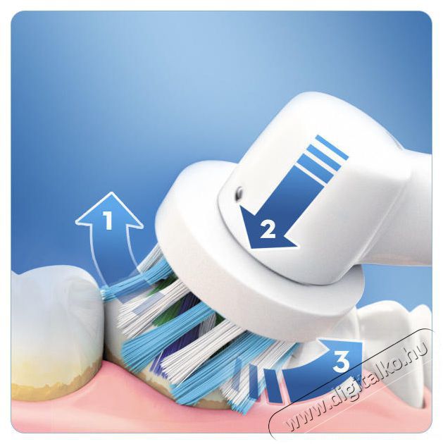 Oral-B PRO1 Elektromos Fogkefe Black X-Clean + &uacute;titok Sz&eacute;ps&eacute;g&aacute;pol&aacute;s / Eg&eacute;szs&eacute;g - Sz&aacute;j / fog &aacute;pol&aacute;s - Elektromos fogkefe - 501404