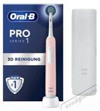 Oral-B PRO1 Elektromos Fogkefe r&oacute;zsasz&iacute;n X-Clean + &uacute;titok Sz&eacute;ps&eacute;g&aacute;pol&aacute;s / Eg&eacute;szs&eacute;g - Sz&aacute;j / fog &aacute;pol&aacute;s - Elektromos fogkefe - 501403