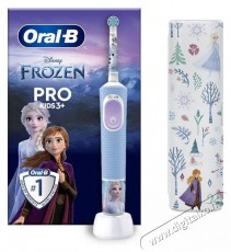 Oral-B Pro Kids Frozen elektromos fogkefe gyerekeknek, 2D tiszt&iacute;t&aacute;s, 2 program, 1 v&eacute;g, 4 matrica, utaz&oacute;k&eacute;szlet, K&eacute;k Sz&eacute;ps&eacute;g&aacute;pol&aacute;s / Eg&eacute;szs&eacute;g - Sz&aacute;j / fog &aacute;pol&aacute;s - Elektromos fogkefe - 503149