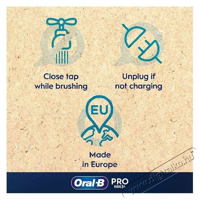 Oral-B Pro Kids Frozen elektromos fogkefe gyerekeknek, 2D tiszt&iacute;t&aacute;s, 2 program, 1 v&eacute;g, 4 matrica, utaz&oacute;k&eacute;szlet, K&eacute;k Sz&eacute;ps&eacute;g&aacute;pol&aacute;s / Eg&eacute;szs&eacute;g - Sz&aacute;j / fog &aacute;pol&aacute;s - Elektromos fogkefe - 503149