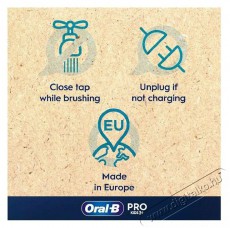 Oral-B Pro Kids Frozen elektromos fogkefe gyerekeknek, 2D tiszt&iacute;t&aacute;s, 2 program, 1 v&eacute;g, 4 matrica, utaz&oacute;k&eacute;szlet, K&eacute;k Sz&eacute;ps&eacute;g&aacute;pol&aacute;s / Eg&eacute;szs&eacute;g - Sz&aacute;j / fog &aacute;pol&aacute;s - Elektromos fogkefe - 503149