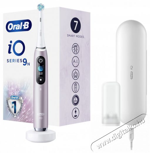 Oral-B iO9 Rose Quartz elektromos fogkefe Sz&eacute;ps&eacute;g&aacute;pol&aacute;s / Eg&eacute;szs&eacute;g - Sz&aacute;j / fog &aacute;pol&aacute;s - Elektromos fogkefe - 505334