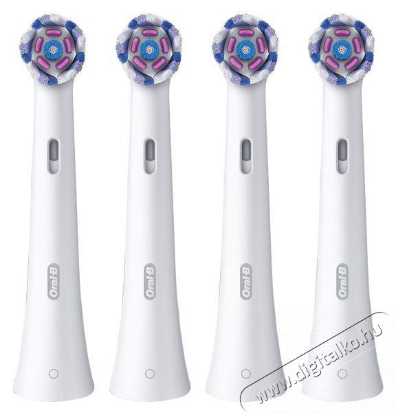 Oral-B iO fogkefefej Radiant White 4 db - fekete Sz&eacute;ps&eacute;g&aacute;pol&aacute;s / Eg&eacute;szs&eacute;g - Sz&aacute;j / fog &aacute;pol&aacute;s - Elektromos fogkefe - 505329