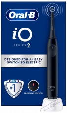Oral-B iO 2 Black Elektromos fogkefe Sz&eacute;ps&eacute;g&aacute;pol&aacute;s / Eg&eacute;szs&eacute;g - Sz&aacute;j / fog &aacute;pol&aacute;s - Elektromos fogkefe - 525458