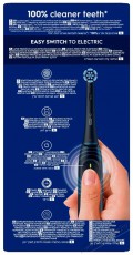 Oral-B iO 2 Black Elektromos fogkefe Sz&eacute;ps&eacute;g&aacute;pol&aacute;s / Eg&eacute;szs&eacute;g - Sz&aacute;j / fog &aacute;pol&aacute;s - Elektromos fogkefe - 525458