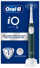 Oral-B iO 2 Forest Green Elektromos fogkefe Sz&eacute;ps&eacute;g&aacute;pol&aacute;s / Eg&eacute;szs&eacute;g - Sz&aacute;j / fog &aacute;pol&aacute;s - Elektromos fogkefe - 525460