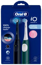 Oral-B iO 2 Night Black & Forest Green Elektromos fogkefe Sz&eacute;ps&eacute;g&aacute;pol&aacute;s / Eg&eacute;szs&eacute;g - Sz&aacute;j / fog &aacute;pol&aacute;s - Elektromos fogkefe - 525461