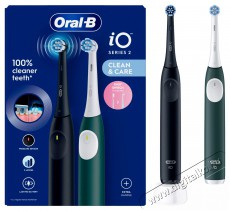 Oral-B iO 2 Night Black & Forest Green Elektromos fogkefe Sz&eacute;ps&eacute;g&aacute;pol&aacute;s / Eg&eacute;szs&eacute;g - Sz&aacute;j / fog &aacute;pol&aacute;s - Elektromos fogkefe - 525461
