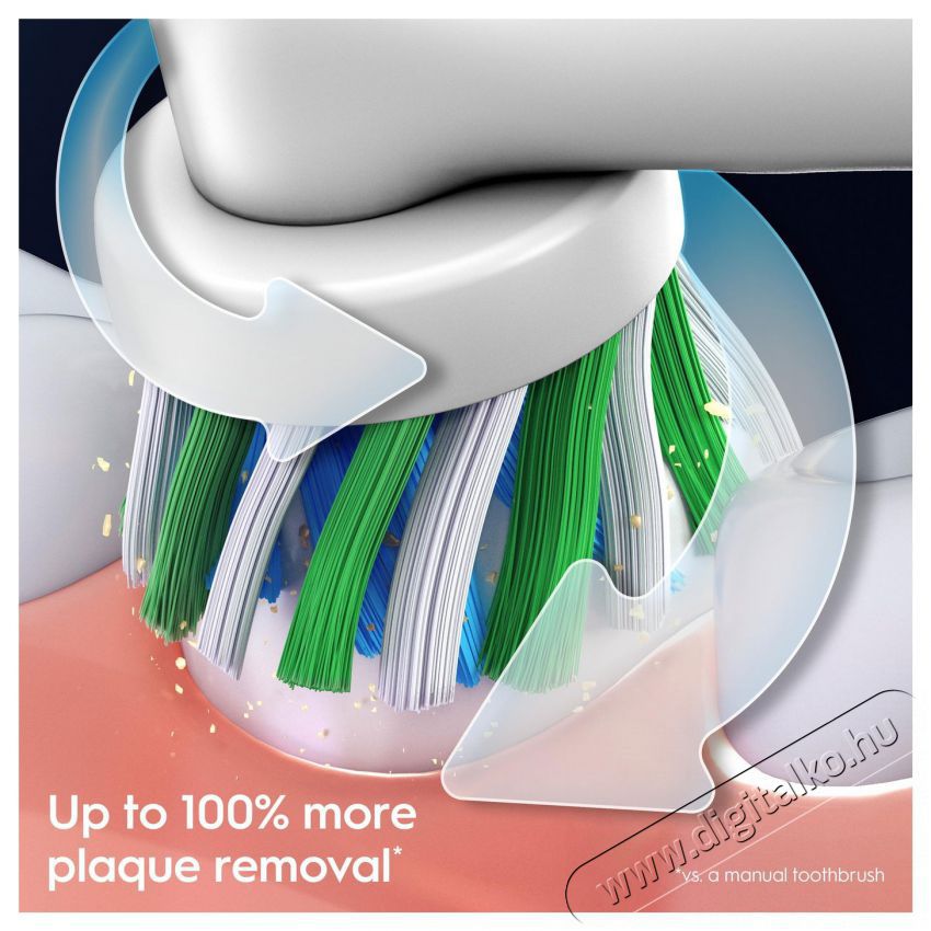Oral-B Vitality Pro, k&eacute;k Elektromos fogkefe Sz&eacute;ps&eacute;g&aacute;pol&aacute;s / Eg&eacute;szs&eacute;g - Sz&aacute;j / fog &aacute;pol&aacute;s - Elektromos fogkefe - 525471