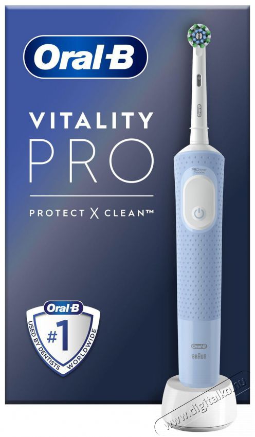 Oral-B Vitality Pro, k&eacute;k Elektromos fogkefe Sz&eacute;ps&eacute;g&aacute;pol&aacute;s / Eg&eacute;szs&eacute;g - Sz&aacute;j / fog &aacute;pol&aacute;s - Elektromos fogkefe - 525471