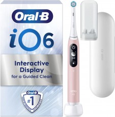 Oral-B iO6 Pink elektromos fogkefe Sz&eacute;ps&eacute;g&aacute;pol&aacute;s / Eg&eacute;szs&eacute;g - Sz&aacute;j / fog &aacute;pol&aacute;s - Elektromos fogkefe - 502485