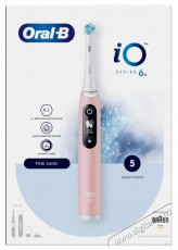 Oral-B iO6 Pink elektromos fogkefe Sz&eacute;ps&eacute;g&aacute;pol&aacute;s / Eg&eacute;szs&eacute;g - Sz&aacute;j / fog &aacute;pol&aacute;s - Elektromos fogkefe - 502485