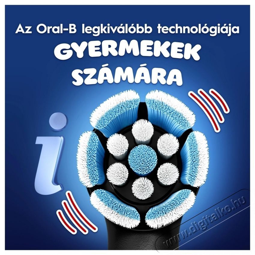 Oral-B iO Kids Marvel P&oacute;kember Elektromos fogkefe Sz&eacute;ps&eacute;g&aacute;pol&aacute;s / Eg&eacute;szs&eacute;g - Sz&aacute;j / fog &aacute;pol&aacute;s - Elektromos fogkefe - 540051