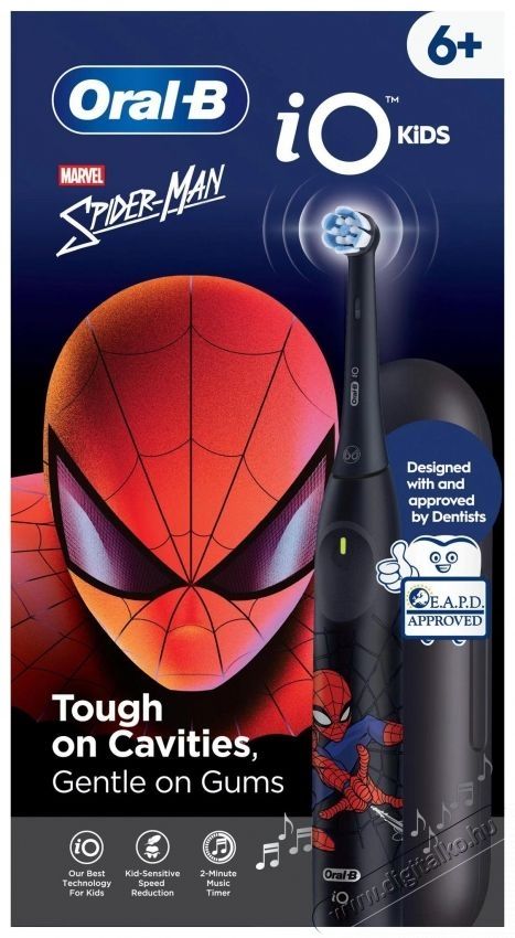 Oral-B iO Kids Marvel P&oacute;kember Elektromos fogkefe Sz&eacute;ps&eacute;g&aacute;pol&aacute;s / Eg&eacute;szs&eacute;g - Sz&aacute;j / fog &aacute;pol&aacute;s - Elektromos fogkefe - 540051