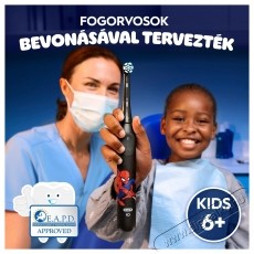 Oral-B iO Kids Marvel P&oacute;kember Elektromos fogkefe Sz&eacute;ps&eacute;g&aacute;pol&aacute;s / Eg&eacute;szs&eacute;g - Sz&aacute;j / fog &aacute;pol&aacute;s - Elektromos fogkefe - 540051