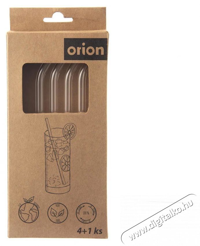 Orion Hajl&iacute;tott sz&aacute;lak 20 cm 4 db, boroszil. &uuml;veg + kefe Konyhai term&eacute;kek - Konyhai eszk&ouml;z - Egy&eacute;b konyhai eszk&ouml;z - 525509