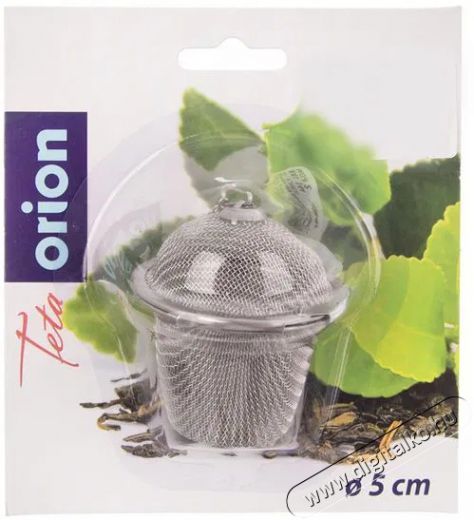 Orion Rozsdamentes ac&eacute;l felf&uuml;ggeszthető teaszűrő &aacute;tm. 5 cm Konyhai term&eacute;kek - Konyhai eszk&ouml;z - Egy&eacute;b konyhai eszk&ouml;z - 525539