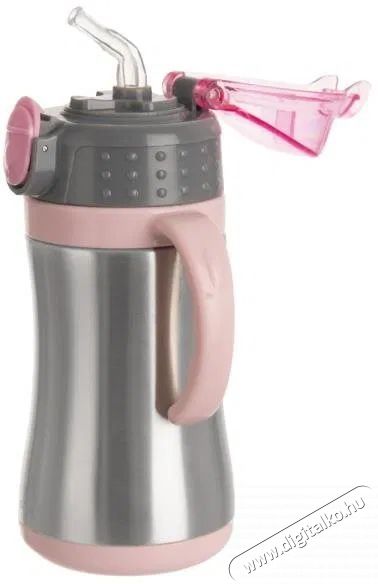 Orion Termosz rozsdamentes ac&eacute;l/UH + sz&iacute;v&oacute;sz&aacute;l 0,33 l r&oacute;zsasz&iacute;n Konyhai term&eacute;kek - Ed&eacute;ny - Termosz - 525528