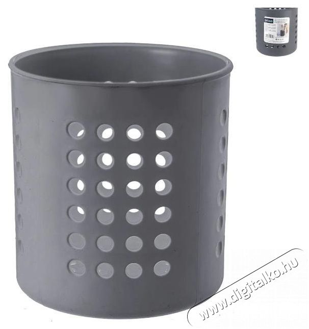 Orion műanyag evőeszk&ouml;ztart&oacute;, sz&uuml;rke, 12,5 cm Konyhai term&eacute;kek - Ed&eacute;ny - Egy&eacute;b ed&eacute;ny - 527616